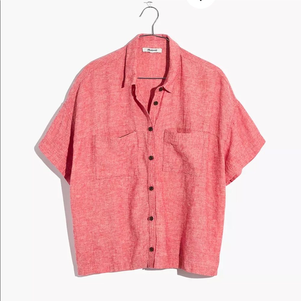 Madewell Linen-Blend Portside Shirt 2X